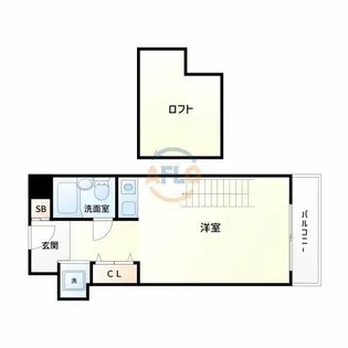 アメニティ塚本公園【8階】の間取り