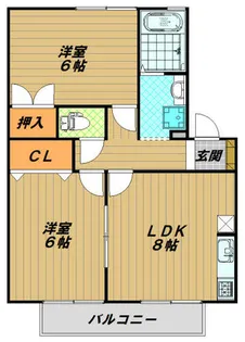 メゾン・ド・ファミーユ【2階】の間取り