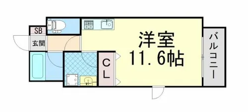 ボヌール恋野【3階】の間取り