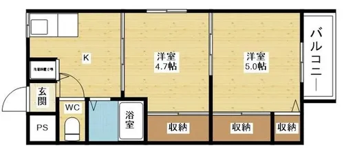 パーゴラ瑞祥【2階】の間取り