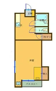 セントポーリア【111号室】の間取り