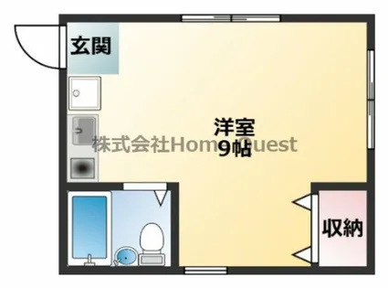 スカイハイム小若江【3階】の間取り