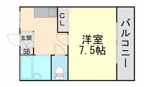 石町ハイツ【1階】の間取り