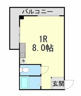 1Rの間取り画像