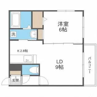 シュア・コート北13【3階】の間取り