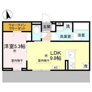 Cube Plage【1階】の間取り