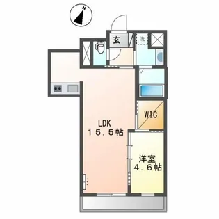 グランデュオ三宮Ⅱ【1階】の間取り