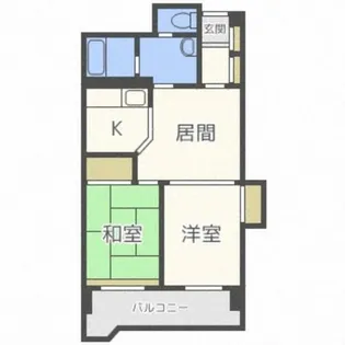 アートサイドテラス【2階】の間取り