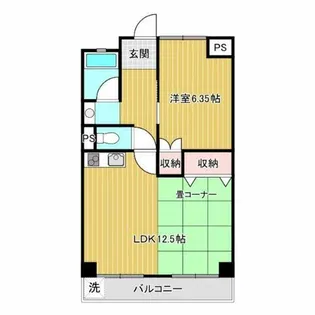 コーポ杉浦【302号室】の間取り