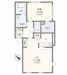 ココ・ルアナ【2階】の間取り