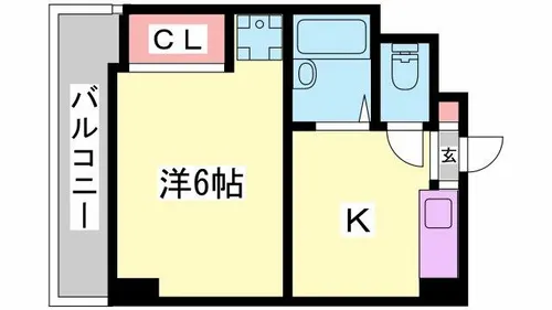 ハッピーコート豊沢【3階】の間取り
