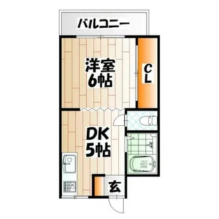 第2矢代マンション【105号室】の間取り