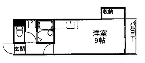 レジデンス西庄【2階】の間取り