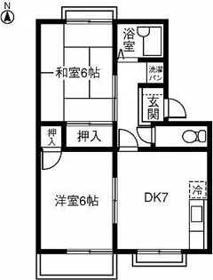 ルミナス三条B【205号室】の間取り