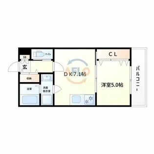 アルブルカスガデ【1階】の間取り