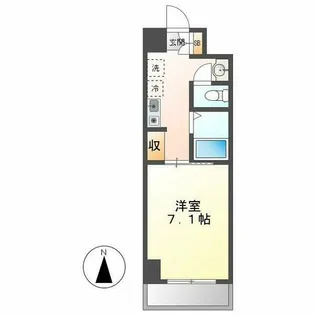 エスフォート神宮南(S-FORT神宮南【7階】の間取り