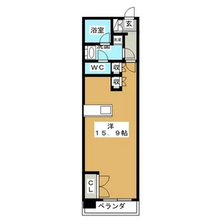 ロイヤルパークス千種【3階】の間取り