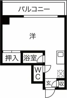 リバーハイツ納屋橋【2階】の間取り