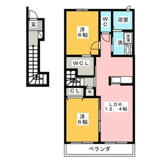 フォルッシュ ドライⅡ【2階】の間取り