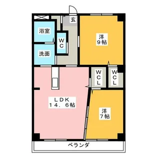 第2小林ビル【2階】の間取り