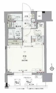 ミラージュパレス難波東レジデンス【5階】の間取り