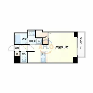 ホープ上新庄【3階】の間取り