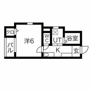 ルミエーテ【ⅢA号室】の間取り