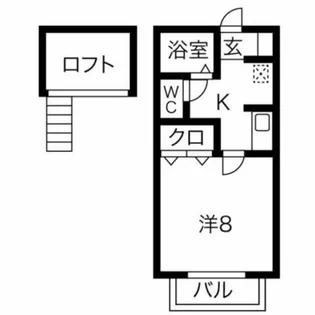 柴田ハイツB【102号室】の間取り