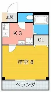 ピオンズ羽根V【1階】の間取り