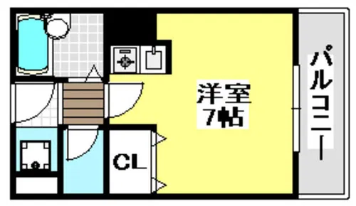 永代町壱番館【403号室】の間取り