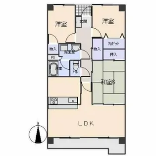 ユートピア小豆坂壱番館【403号室】の間取り