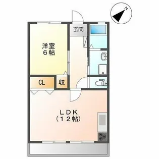 メゾンヤマダ【301号室】の間取り