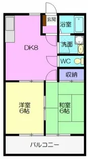 ドエルマルシェA【102号室】の間取り