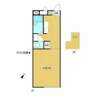 西岡崎駅前アール【101号室】の間取り