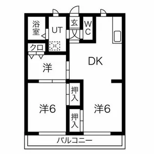 エクセル太田【205号室】の間取り