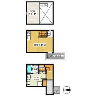 アースクエイク名港【1階】の間取り
