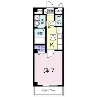 サンパレス21 C【1階】の間取り