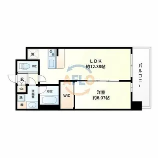 プレジオ三国ASIAN【10階】の間取り