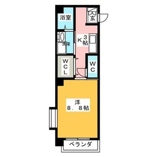 テイガンⅡ【2階】の間取り