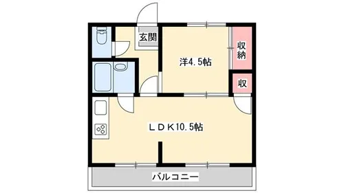 サバイブ【206号室】の間取り