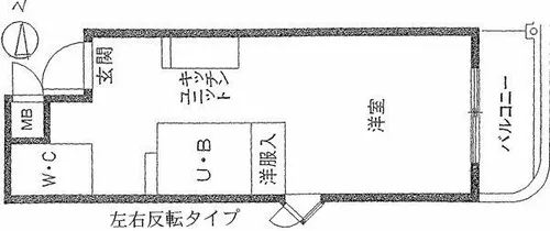 メゾン・ド・カナル【4階】の間取り