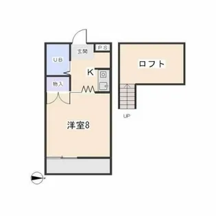 アメニティ天野Ⅱ【207号室】の間取り