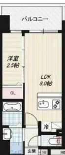 LUXE玉造南【12階】の間取り