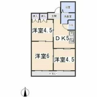 ニューライフKS【B202号室】の間取り