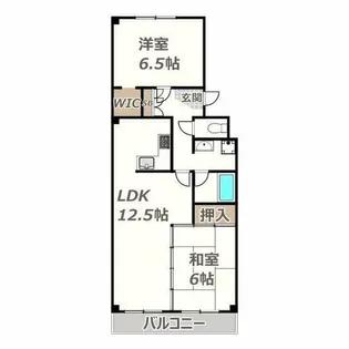 パピネス【502号室】の間取り