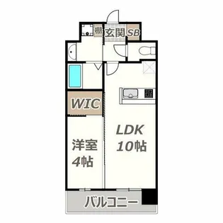 silus(シルス)昭和町【801号室】の間取り