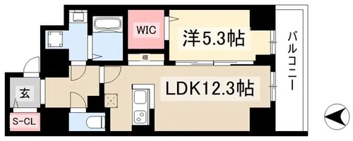 シトラスガーデン【5階】の間取り