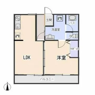 メゾン西大平【303号室】の間取り