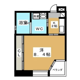 GRANDUKE代官町【7階】の間取り