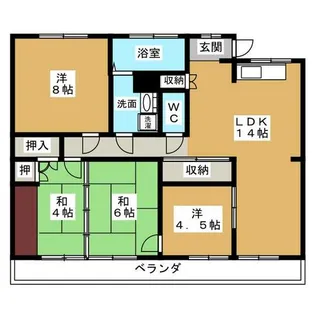 富士丸マンション【3階】の間取り